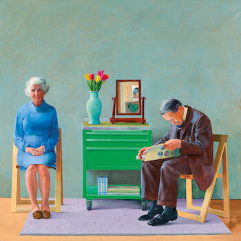 David Hockney, My Parents, 1977 © Tate