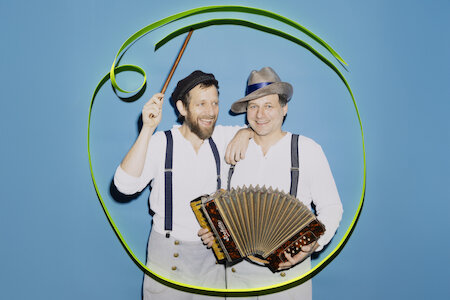 Die Gebrüder Wolf: Jannik Nowak und Stephan Möller-Titel &copy; Sinje Hasheider