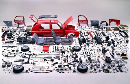 Hans Hansen: Ohne Titel (VW Golf), 1988 &copy; MK&G Hamburg