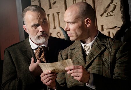 Janis Zaurins und Gosta Liptow als Watson und Sherlock Holmes &copy; delovska